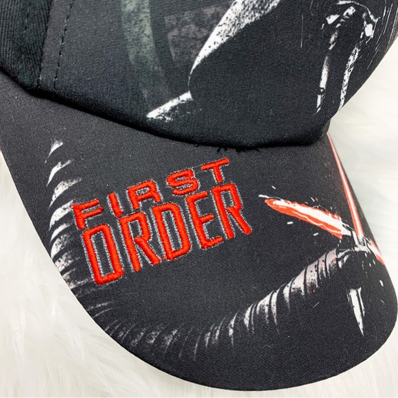 Kid’s NEW Star Wars Embroidered First Order Adjustable Snapback Cap Hat Black - Picture 5 of 9